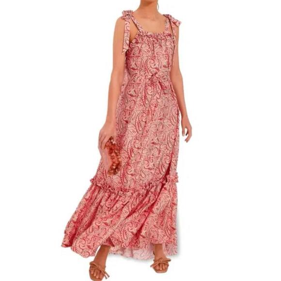 HANNAH Artwear Elara Aubrie Dress $575 NWT Size 3 / US 10 Tuckernuck - Picture 1 of 10
